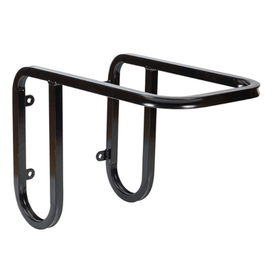 Bike Rack Over-Bonnet Wall Mounted - Galvanised and Powder Coated Black - Car Parks and Roads