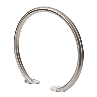 Bike Rack Circular Stainless Steel Surface Mounted - 304 Grade - Car Parks and Roads