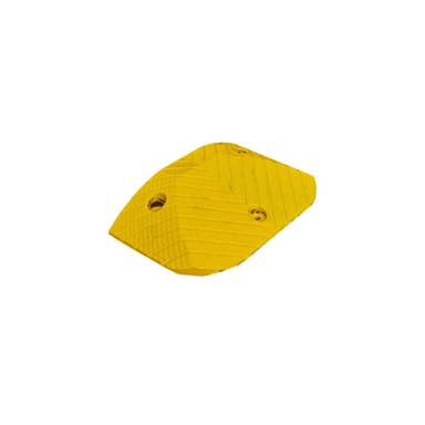 Aggressive speed hump 50mm yellow end cap