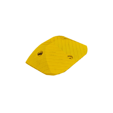 Aggressive speed hump 75mm yellow end cap