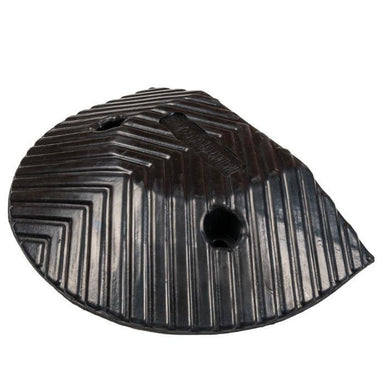 50mm plastic speed hump - black end cap - Car Parks and Roads
