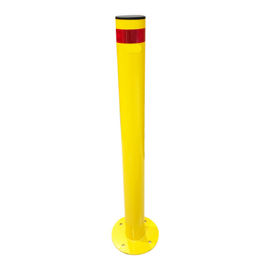 Bollard 90mm x 900mm – Surface Mount Steel Post - Car Park and Roads
