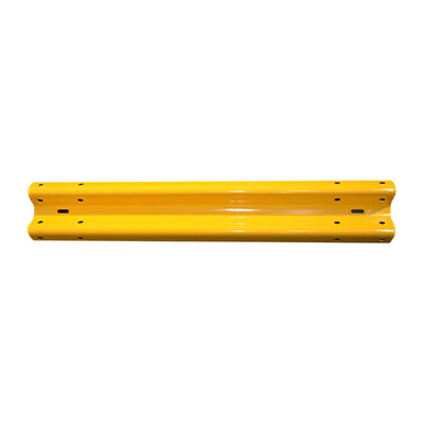 Guard Rail 3.5M Powder Coated Safety Yellow Steel Barrier
