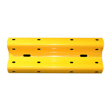 Guard Rail W-Beam 0.5M length - Powdercoated Safety Yellow