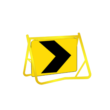 Swing Stand Sign - Chevron - 600x600mm - Car Parks and Roads