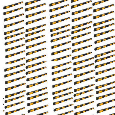 75 rubber wheel stops