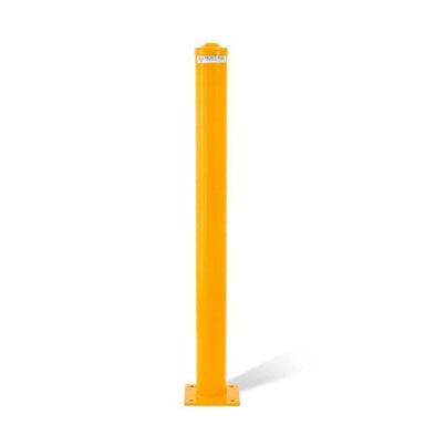 Ten pack - Surface mounted steel bollard. 140mm dia x 1300mm high. - Car Parks and Roads