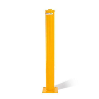Ten pack - Surface mounted steel bollard. 114mm dia x 1m high. - Car Parks and Roads