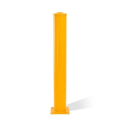 Ten pack - Surface mounted steel bollard. 168mm dia x 1300mm high. - Car Parks and Roads