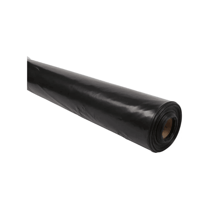 Black Plastic 4m X 50m - 200um - Car Parks and Roads