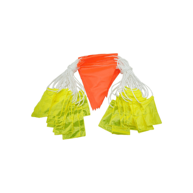 Bunting - Day/night Reflective - 30m Roll Orange/yellow - Car Parks and Roads