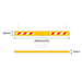 Height Clearance Bar 2 Metres Long - Car Parks and Roads