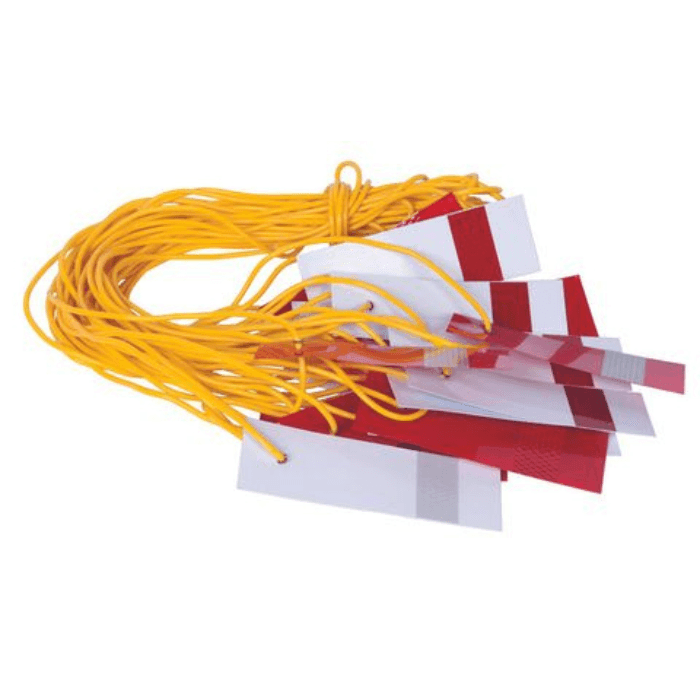 Nightline Reflective Tags / Bunting - 25m - Car Parks and Roads