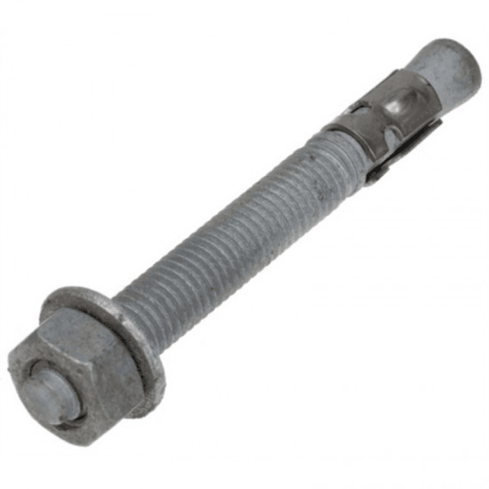 Galvanised Wedge Anchor M12 x 140mm Through Bolt - Car Parks and Roads