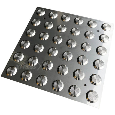 316 stainless steel integrated tactile plate classic 300x300mm