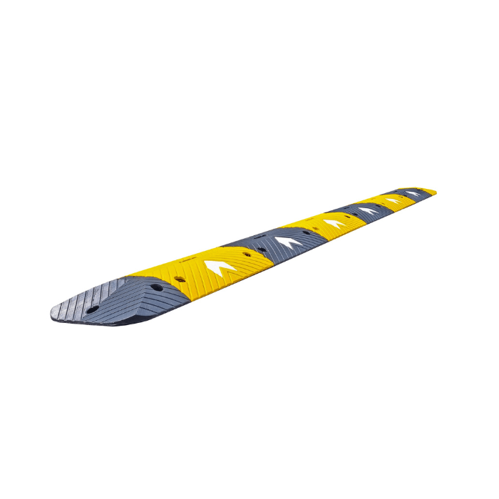 Auto Rack Hump Aggressive Speed Hump 50mm - Black Middle Section — Car Parks and Roads