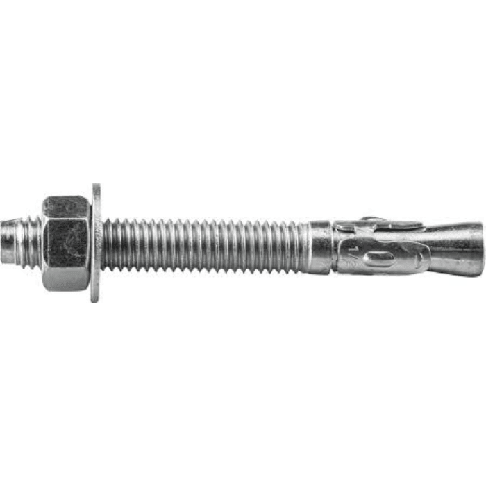 Galvanised Wedge Anchor M12 x 140mm Through Bolt - Car Parks and Roads