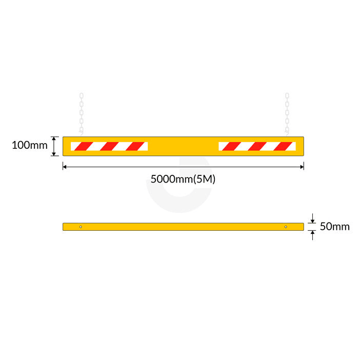 Height Clearance Bar 5 Metres Long - Car Parks and Roads