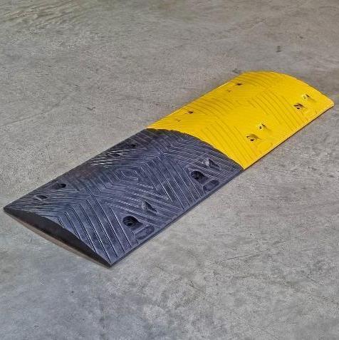 Auto Rack Hump 50mm plastic speed hump - yellow section — Car Parks and Roads