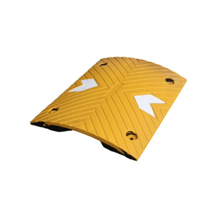 Aggressive speed hump 50mm yellow middle section