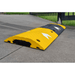 Aggressive speed hump 75mm high black middle section