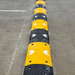 Aggressive speed hump 75mm yellow end cap