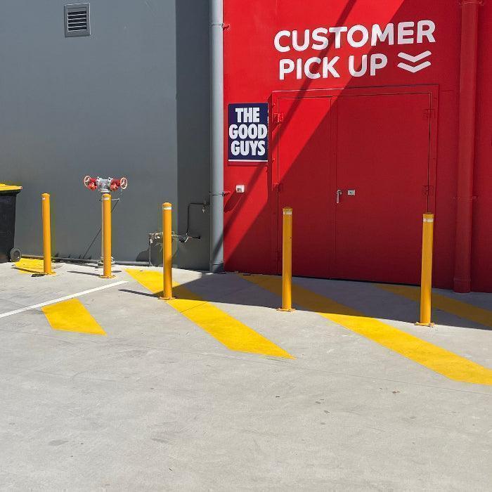 Bollards for fire hydrant protection