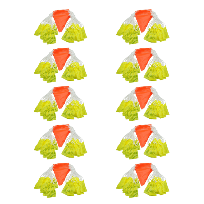 Bunting - Day/night Reflective - 300m Roll Orange/yellow - Car Parks and Roads