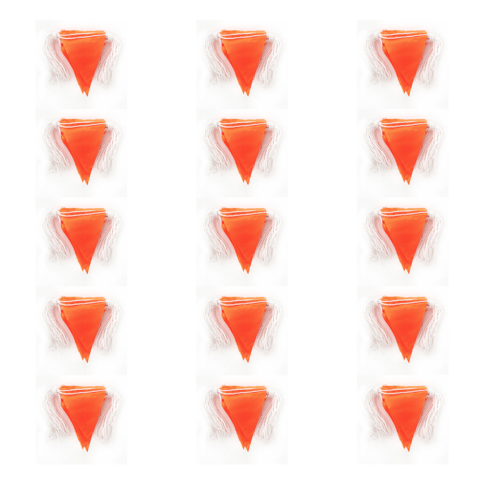 Bunting/flagging - 450m - Car Parks and Roads