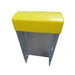 C Post End Cap Safety Yellow
