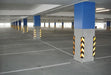 Corner guard - rubber square nose 100mm wide x 800mm long - Car Parks and Roads
