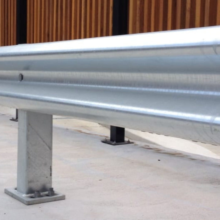 Galvanised Guard Rail W-Beam – 2.5M Length Steel Safety Barrier — Car ...