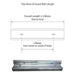 Galvanised Guard Rail W-Beam 2M Length Steel Barrier