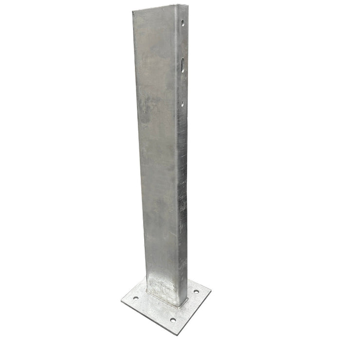 Guard Rail 1200mm Post with Baseplate 1 Rail Hole