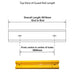 Guard Rail 3.5M Powder Coated Safety Yellow Steel Barrier