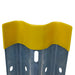 Guard Rail End Protector - Safety Yellow