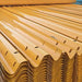 Guard Rail W-Beam 0.5M length - Powdercoated Safety Yellow