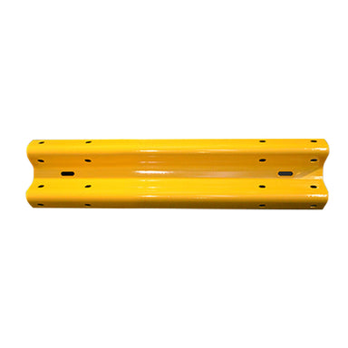 Guard Rail W-Beam 1.5M Length Powdercoated Safety Yellow