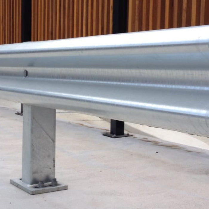 Guard Rail W-Beam 1.5M Length Powdercoated Safety Yellow