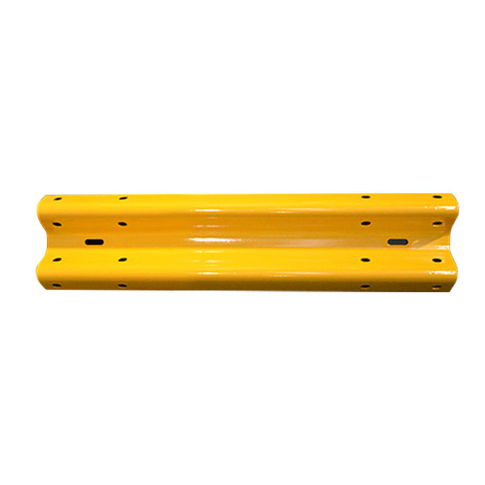 Guard Rail W-Beam 1.5M Length Powdercoated Safety Yellow