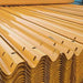 Guard Rail W-Beam 1M length - Powdercoated Safety Yellow