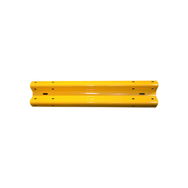 Guard Rail W-Beam 2M length Powdercoated Safety Yellow