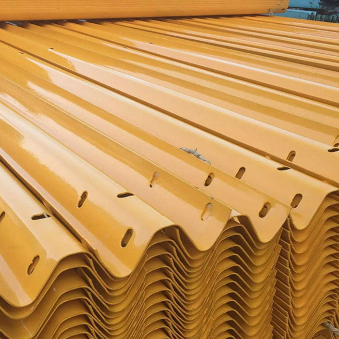 Guard Rail W-Beam 5M Galvanised Steel Finish