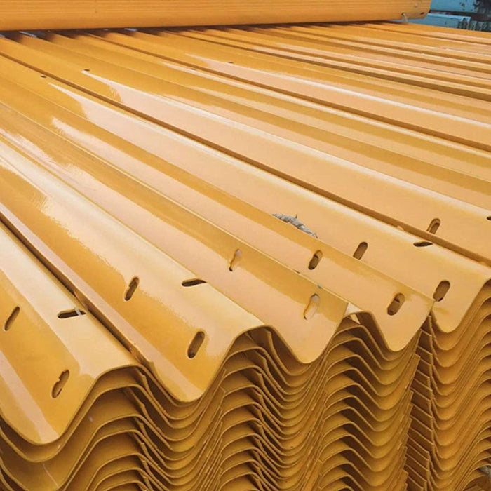 Guard Rail W-Beam 5M Safety Yellow Powdercoated