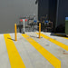 Plumbing protection with bollards