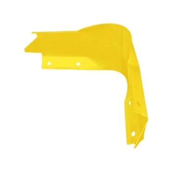 Powdercoated Guard Rail Bend External Right Angle Sideview