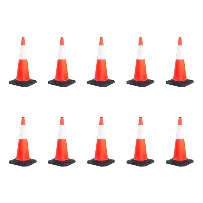Reflective Traffic Cones - Class 1W 3M Reflective - Car Parks and Roads