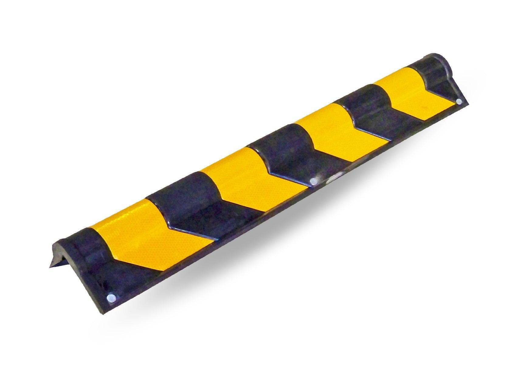Corner guard - rubber round nosed 100mm wide x 800mm long - Car Parks and Roads