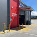 The Good Guys rear lane with bollard separation