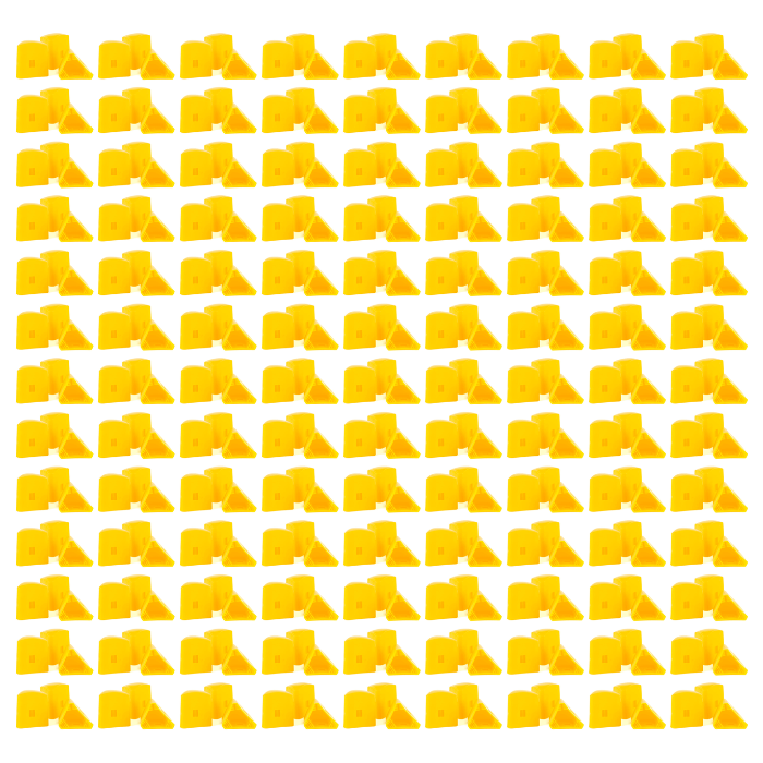 Triangular Safety Caps - Pkt/100 - Car Parks and Roads
